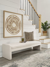 Warmstead Furniture - Ashley Furniture - Lembertson Accent Bench - Accent Bench / Ecru / 70"W x 18"D x 19"H - A3000714